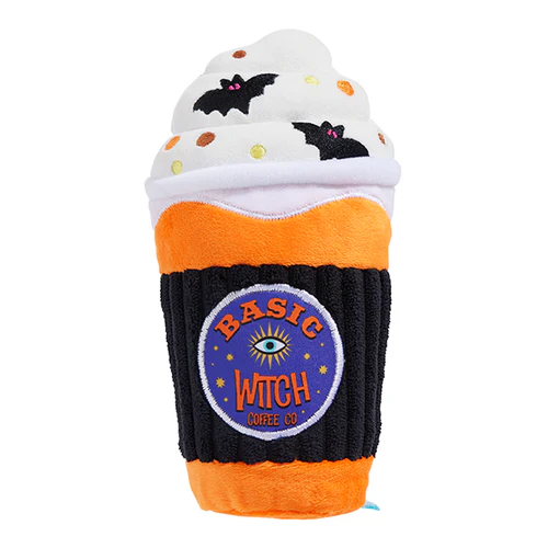 BARK Spooky Boo Brew Plush Dog Toy