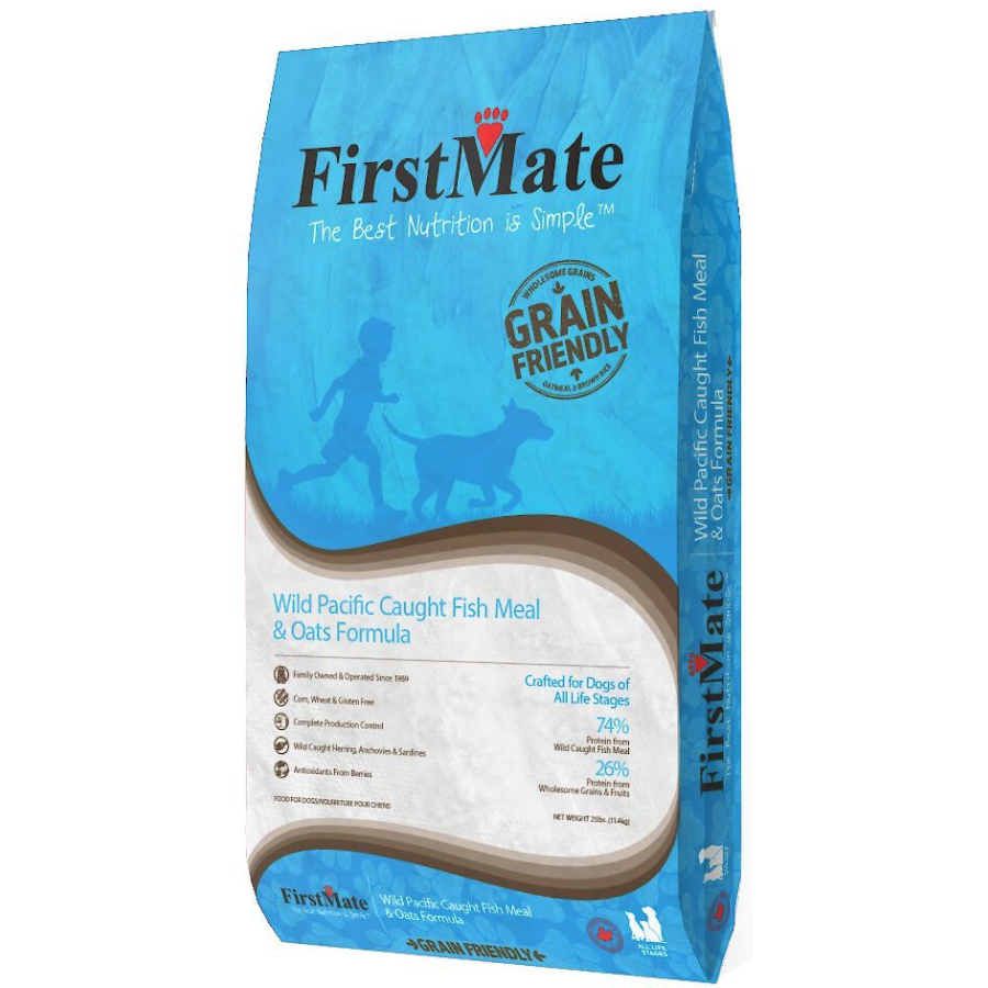 FirstMate Grain Friendly Wild Pacific Caught Fish & Oats Dry Dog Food