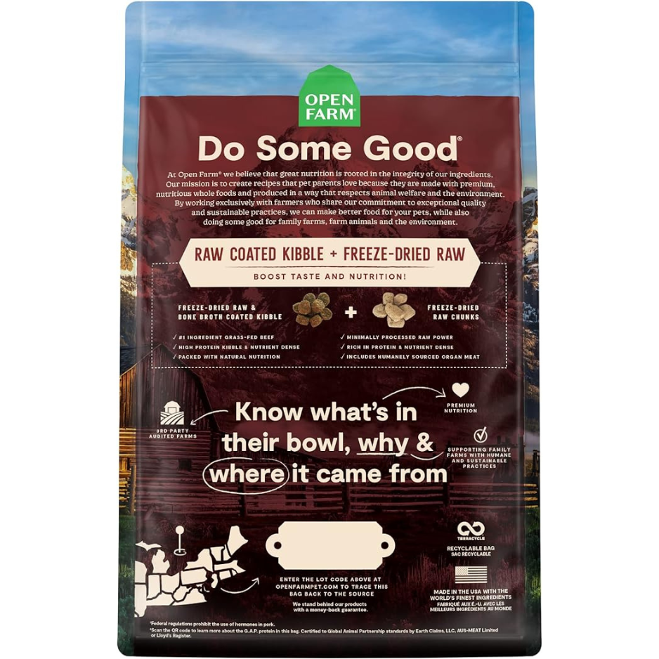 Open Farm Rawmix Ancient Grains Front Range Recipe Dry Dog Food