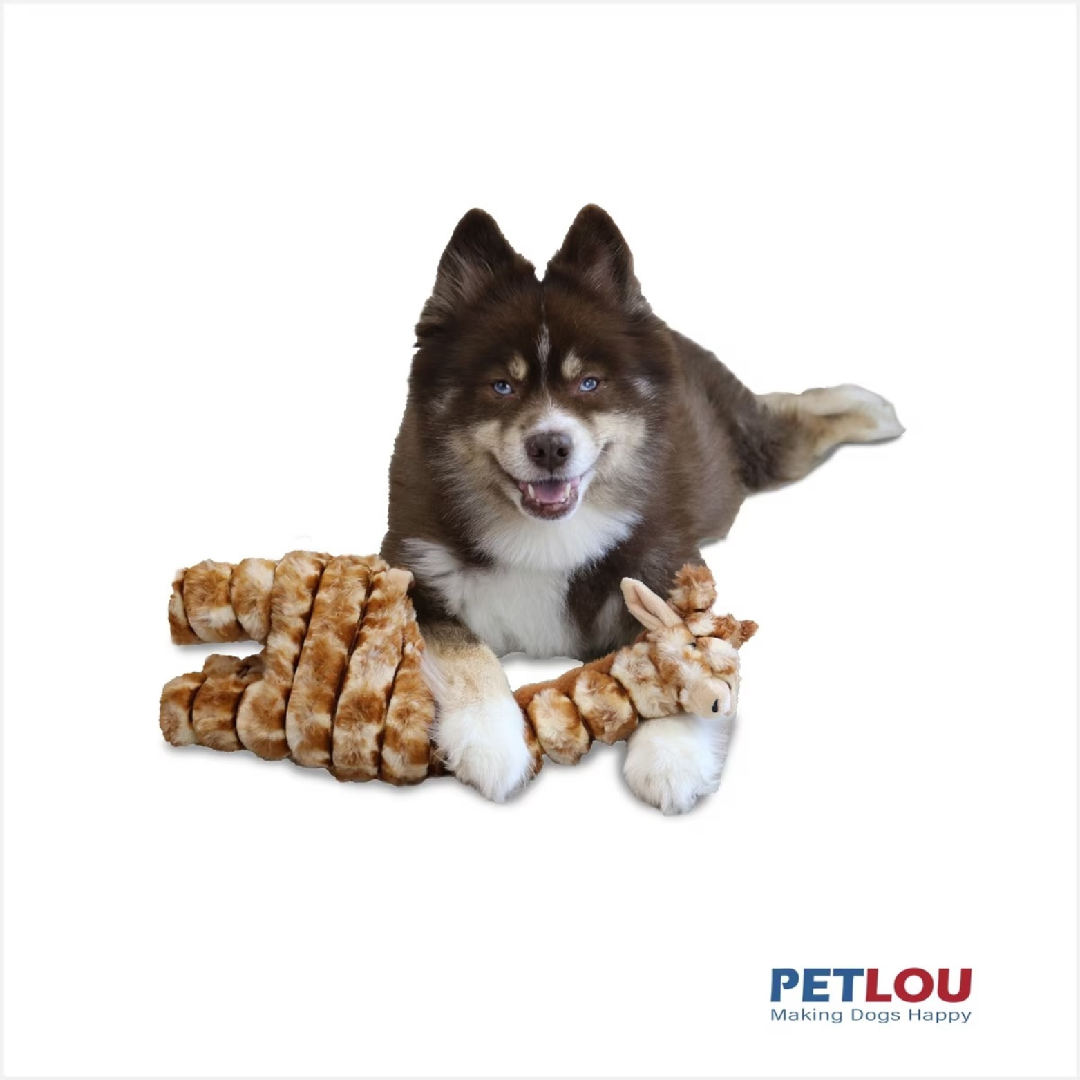 Petlou Ripples Zoo Friends Giraffe Dog Toy