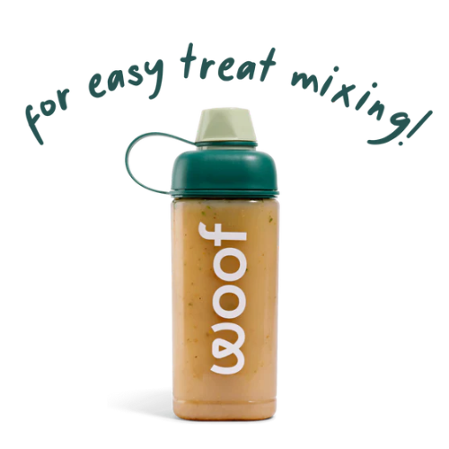 Woof Pet Dog Treat Mixer Bottle