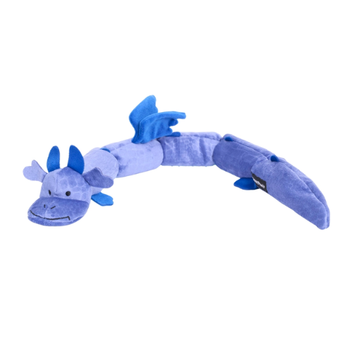 ZippyPaws Zippy Dragonz Dog Toy, Blue