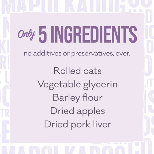 Polka Dog Wonder Nuggets Apple & Pork Soft & Chewy Dog Treats, 10-oz bag