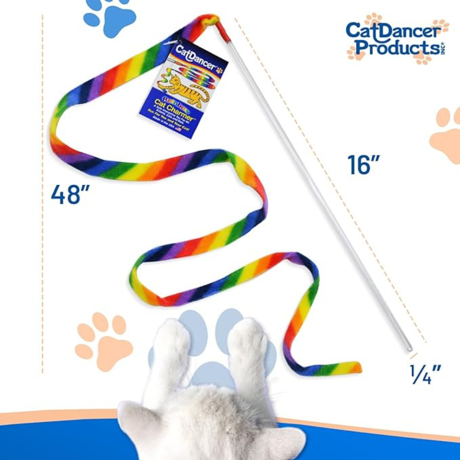 Cat Dancer Cat Charmer Rainbow Cat Toy