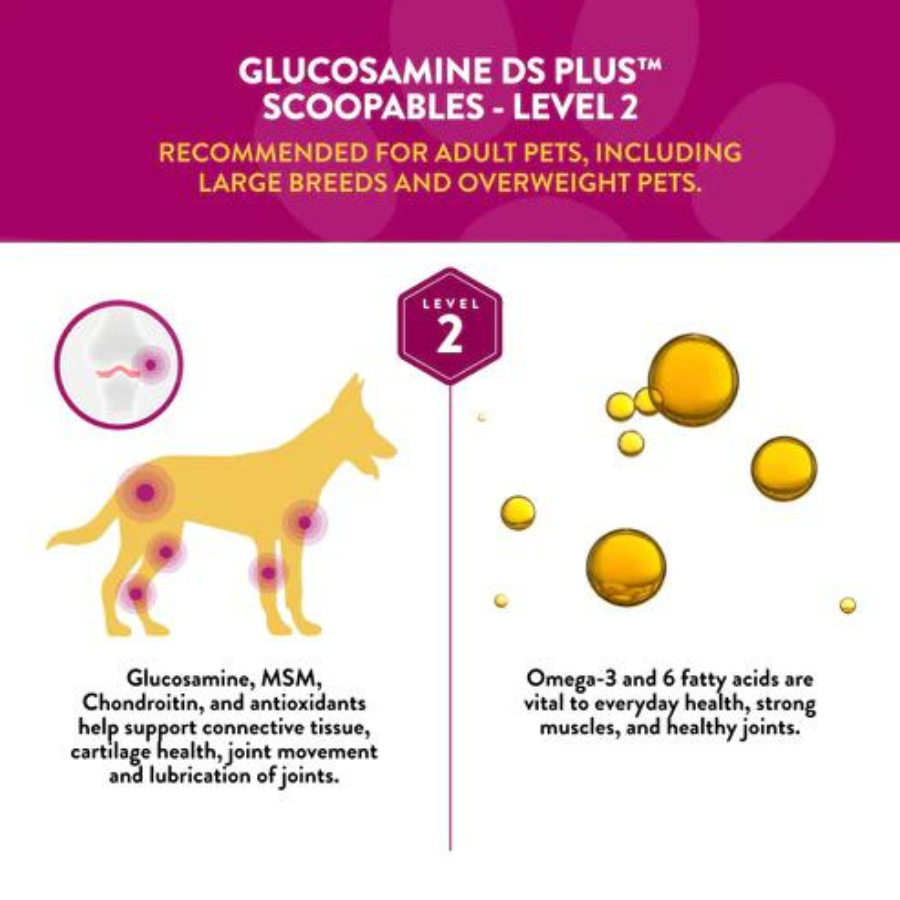 NaturVet Scoopables Glucosamine DS Plus Level 2 Dog Chews 11 oz - Mutts & Co.
