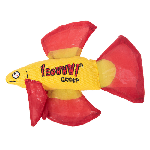 Yeowww! Mo Betta Fish Catnip Cat Toy Single