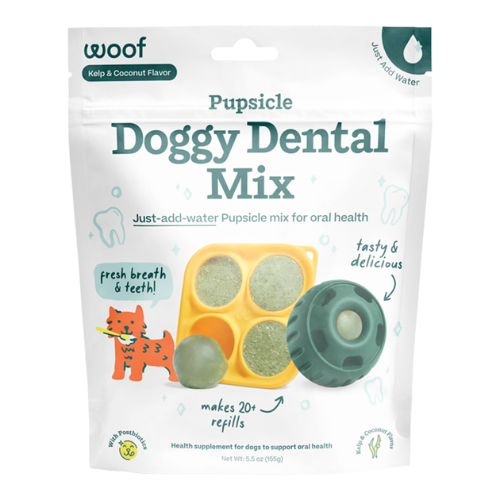 Woof Pet Treat Mix Dental Refills Dog Treat 5.5 oz