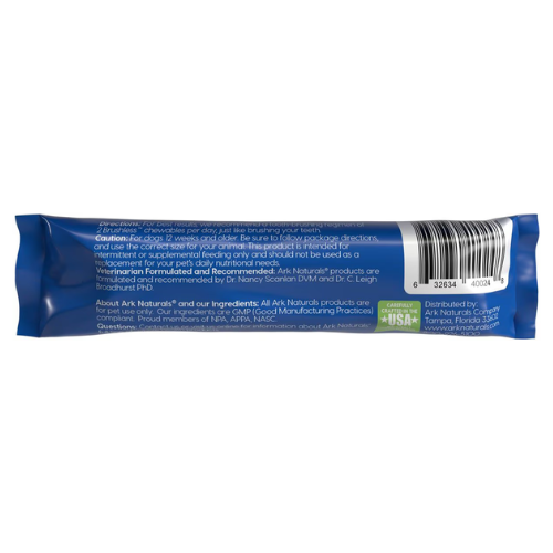 Ark Naturals Brushless Toothpaste Small Dental Dog Treats Single