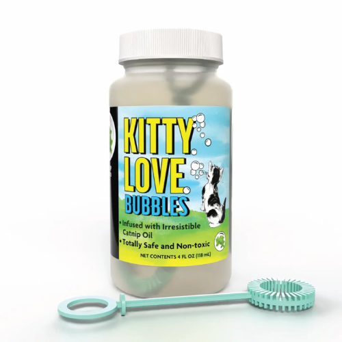 Atomic Bubbles Kitty Love Bubbles Catnip Infused, 4 oz