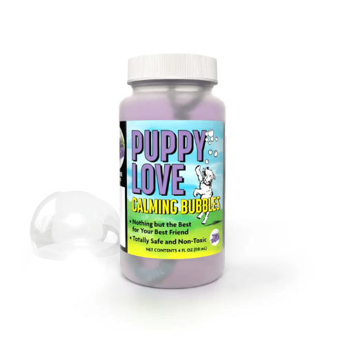 Atomic Bubbles Puppy Love Calming Bubbles Lavender Scent, 4 oz