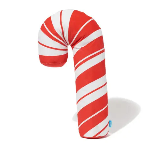 BARK Grady Candy Cane Plush Dog Toy