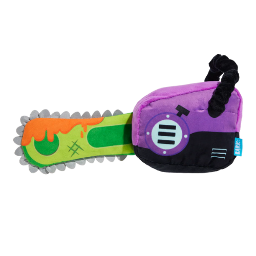 BARK Texas Chainspaw Plush Dog Toy