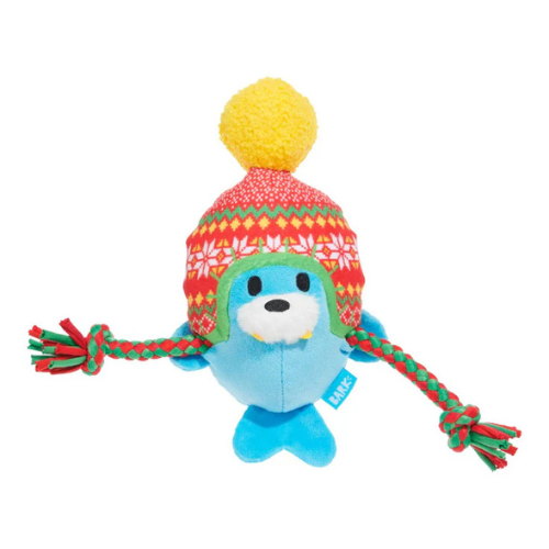 BARK Walter the Winter Walrus Rope Dog Toy