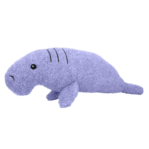 Barker's Bowtique Wildlife Collection Wally the Manatee Dog Toy
