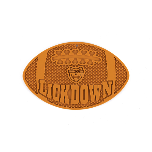 BigMouth Inc Football Lick Mat with Suction Cups