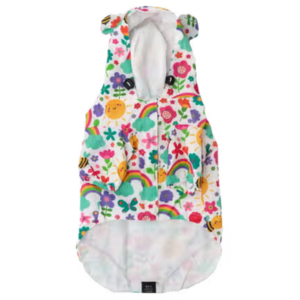 Big and Little Dogs Follow The Rainbow Raincoat for Dogs - Mutts & Co.