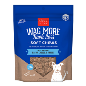 Cloud Star Wag More Bark Less Soft & Chewy with Bacon, Cheese & Apples Dog Treats 6 oz - Mutts & Co.