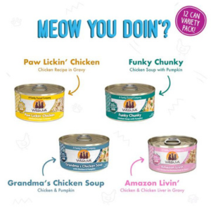 Weruva Meow YA Doin? Variety Pack Cat Food Pouches - Mutts & Co.