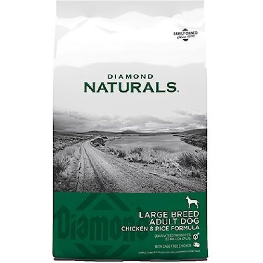 Diamond Naturals Large Breed Adult Chicken & Rice Formula Dry Dog Food, 40-lb bag - Mutts & Co.