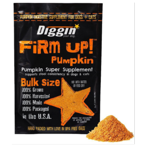 Diggin' Your Dog Firm Up! Pumpkin Super Dog & Cat Supplement 4 oz - Mutts & Co.