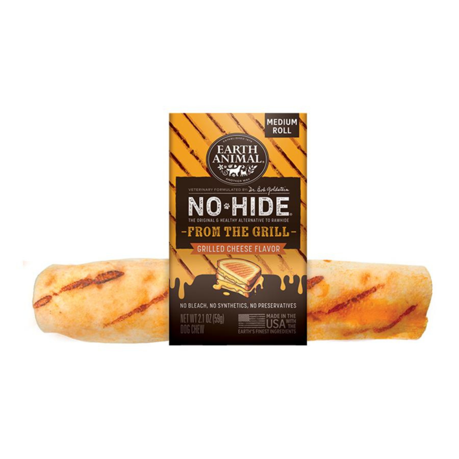 Earth Animal No-Hide Grilled Cheese Chew Bulk
