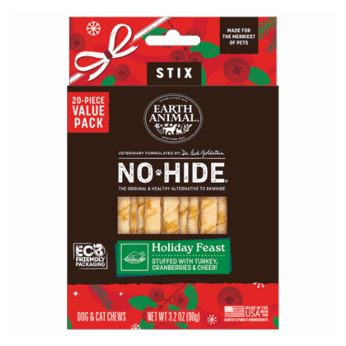 Earth Animal No Hide Feast Stix Dog Treats 20pk