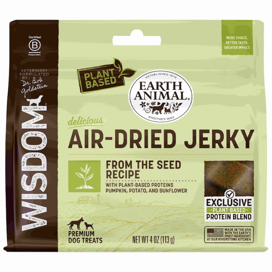 Earth Animal Wisdom Air-Dried Jerky for Dogs From the Seed