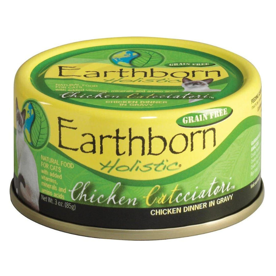 Earthborn Holistic Chicken Catcciatori Grain-Free Natural Canned Cat & Kitten Food - Mutts & Co.