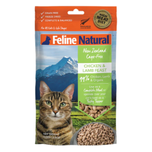 Feline Natural Freeze-Dried Chicken & Lamb Topper for Cats 3.5 oz - Mutts & Co.