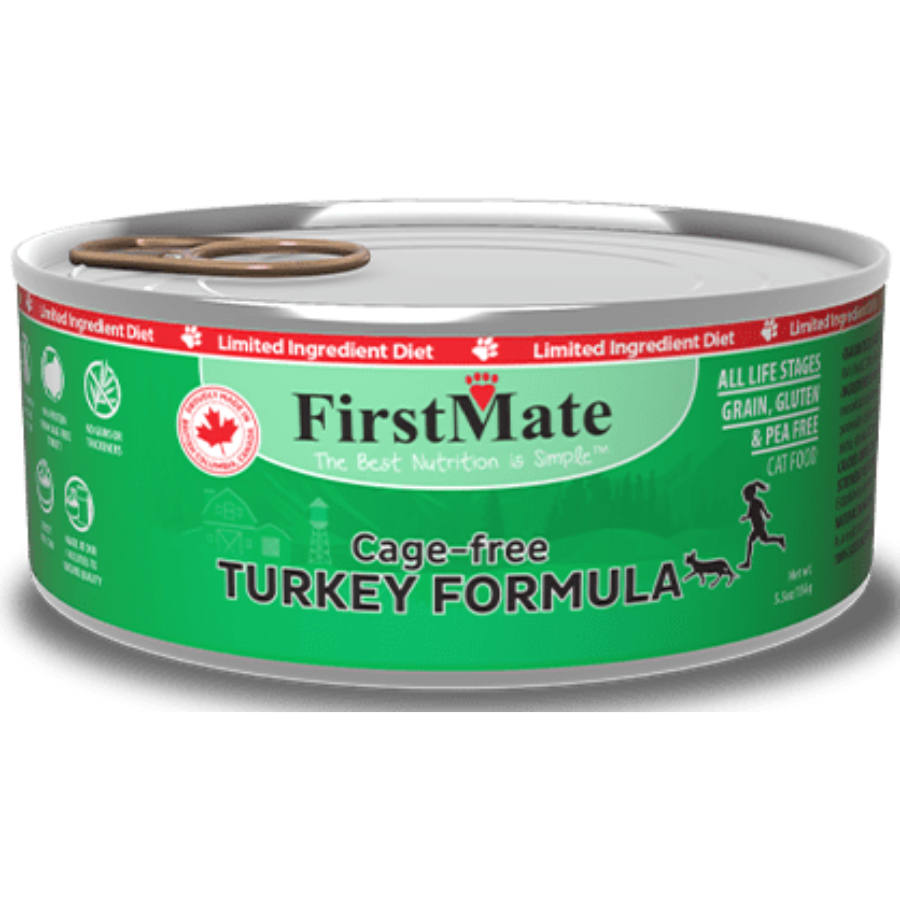 FirstMate LID Turkey Formula Grain Free Canned Cat Food