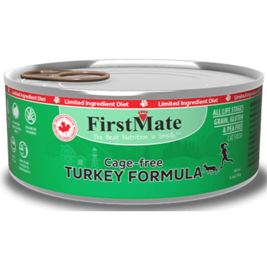 FirstMate LID Turkey Formula Grain-Free Canned Cat Food