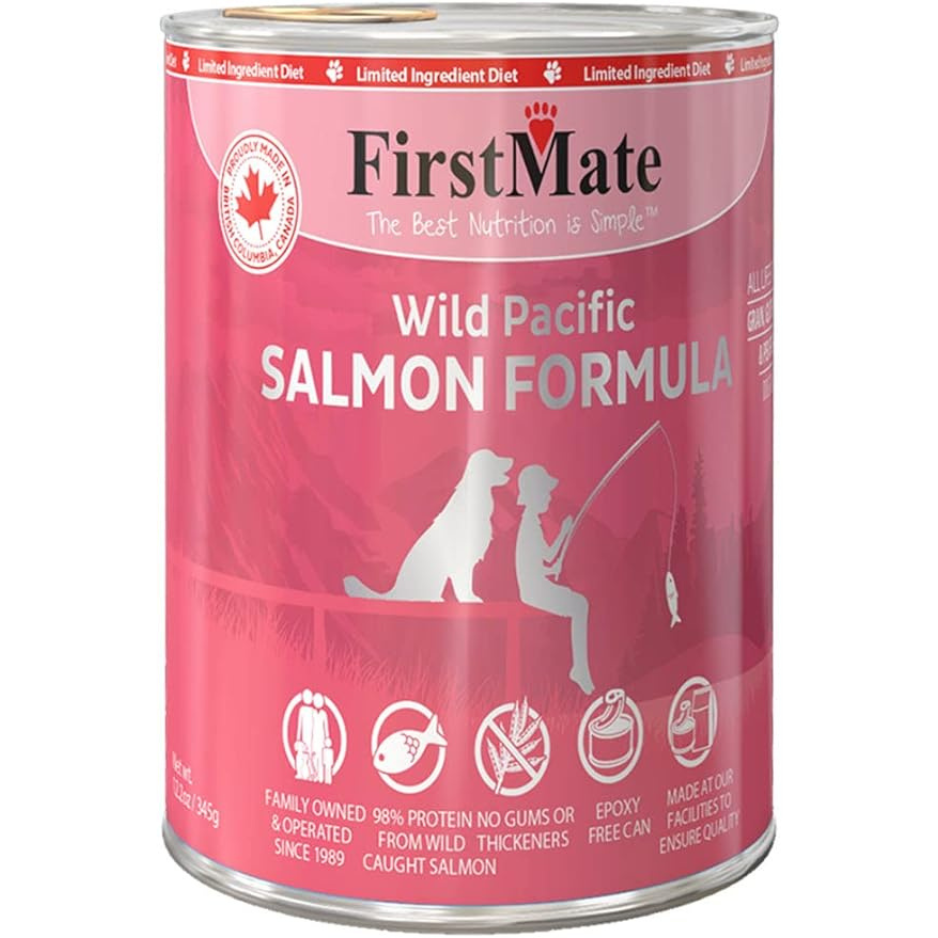 FirstMate LID Wild Pacific Salmon Grain-Free Canned Dog Food