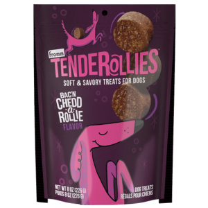 Fromm Bac'n Chedd-A-Rollie Tenderollies Dog Treats, 8 oz bag - Mutts & Co.