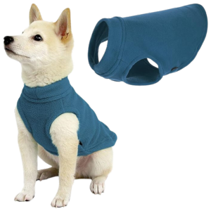 Gooby Stretch Fleece Dog Vest Indigo Blue - Mutts & Co.