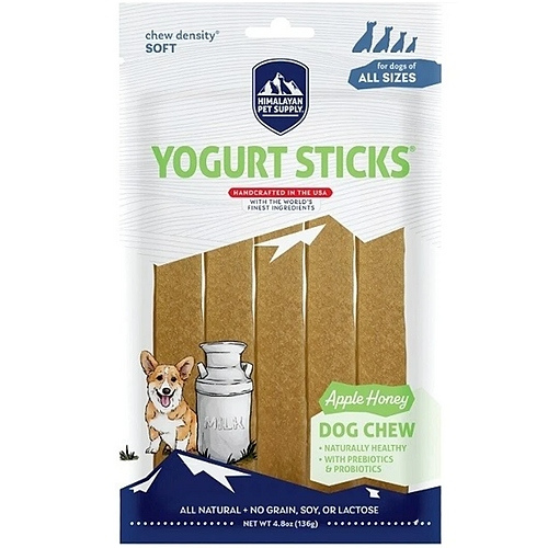 Himalayan Yogurt Sticks Apple Honey Dog Treats 4.8 oz