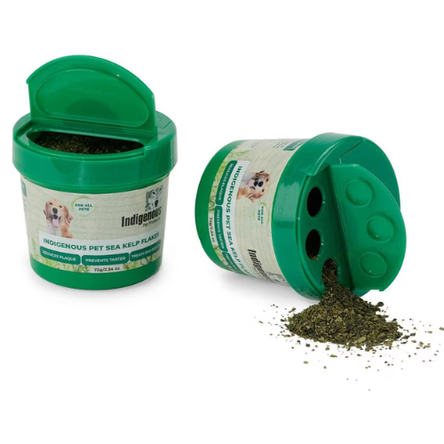 Indigenous Pet Products Organic Sea Kelp Flakes Dental Care Topper Dry Dog Food, 2.54 oz