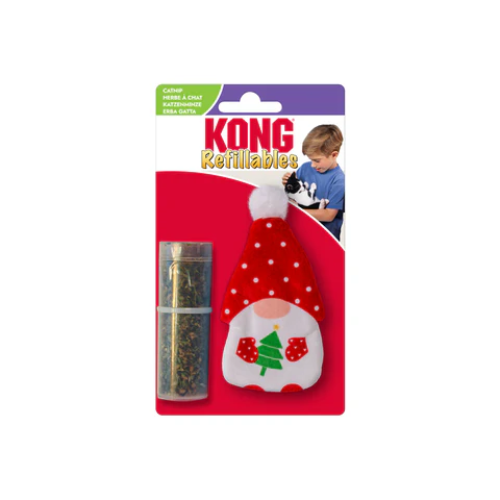 Kong Holiday Refillables Gnome Catnip Cat Toy