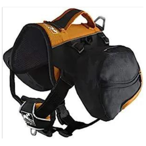Kurgo Baxter Backpack Black & Orange - Mutts & Co.