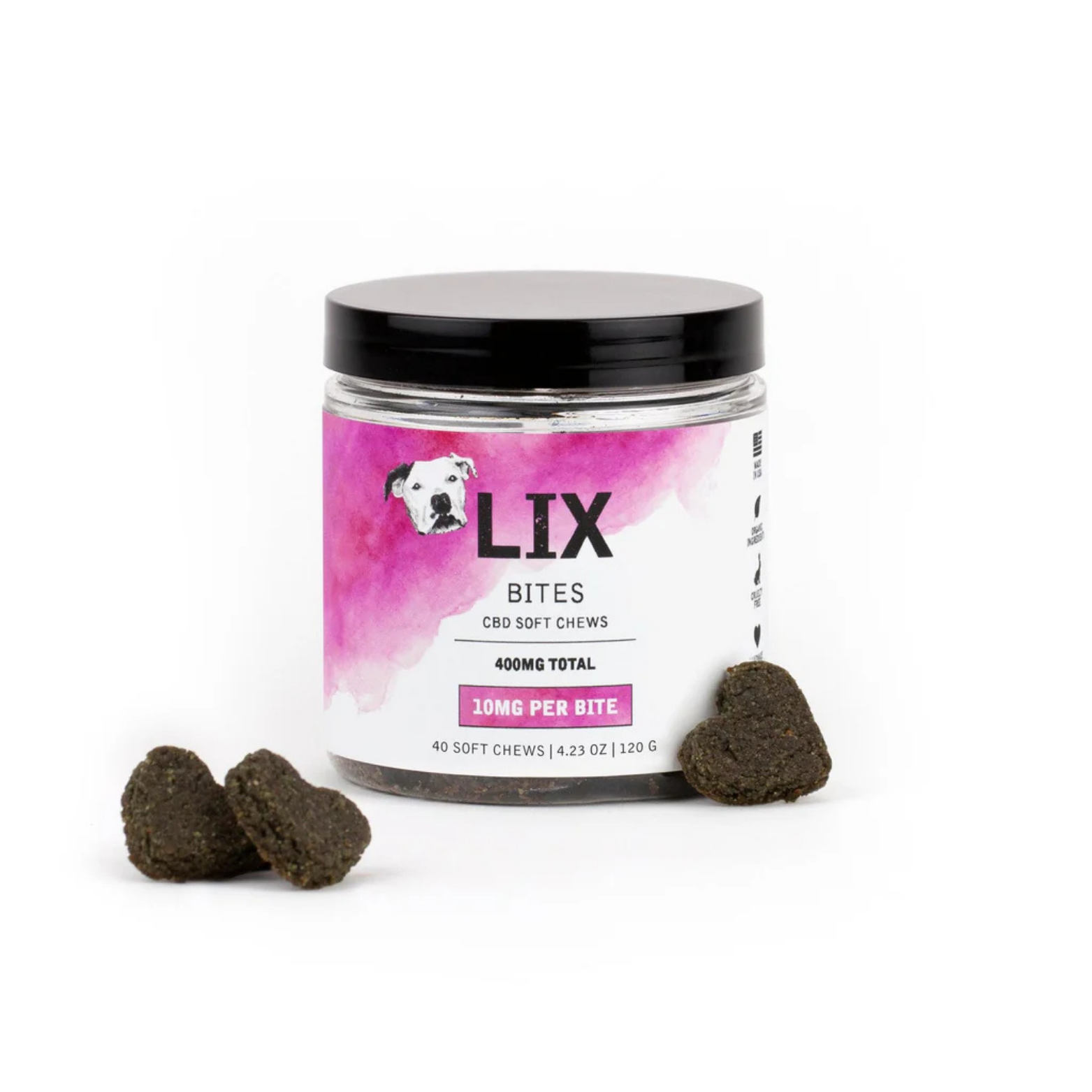 Lix Bites CBD Soft Chews 10mg, 40 Count