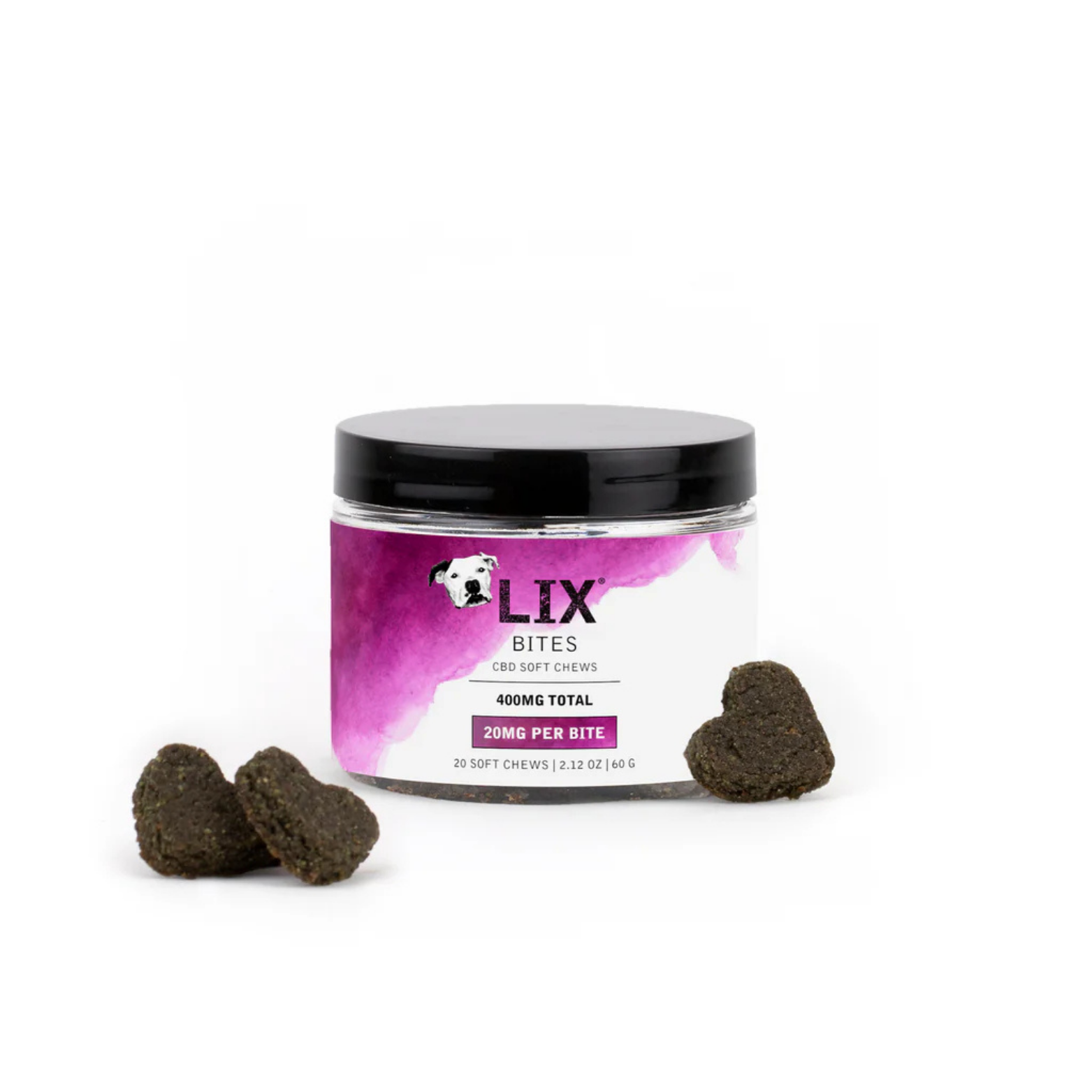 Lix Bites CBD Soft Chews 20mg, 20 Count