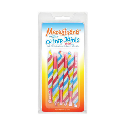 Meowijuana Birthjays Party Sized Catnip Rollies