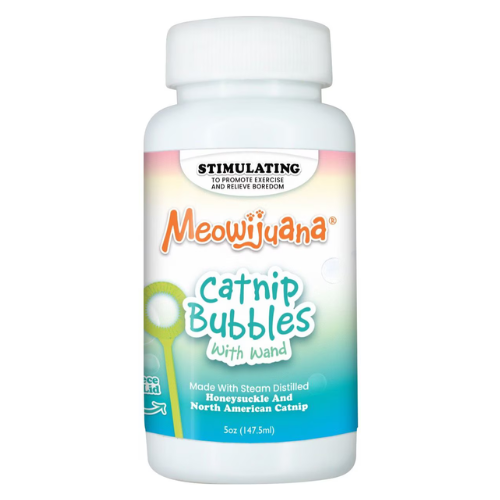 Meowijuana Catnip Bubbles with Honeysuckle- 5 oz