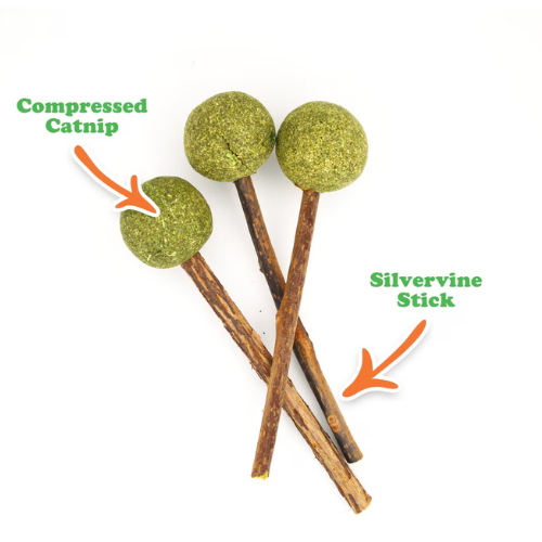 Meowijuana Silvervane with Catnip Lollies, 3 ct