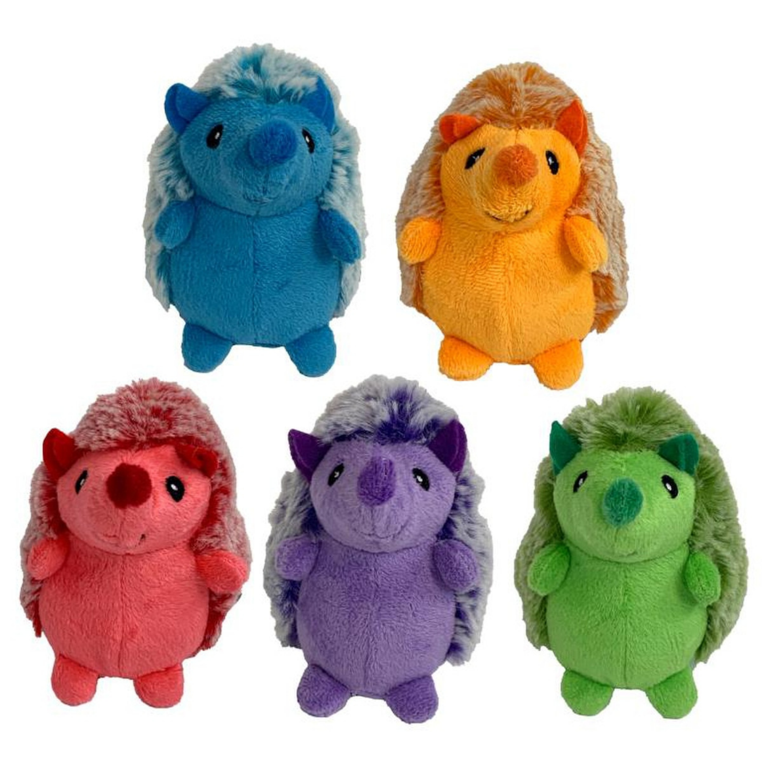 Multipet MiniPet Hedgehog 4" Dog Toy Assorted Colors