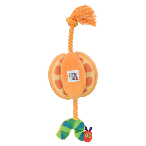 Multipet Pet EC Caterpillar Orange Rope Plush Dog Toy