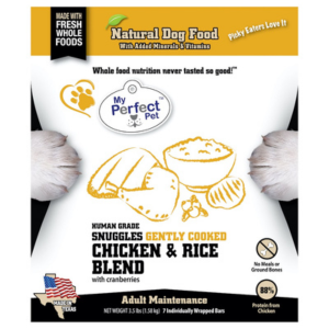 My Perfect Pet Snuggles Chicken & Rice Blend Gently Cooked Dog Food 3.5 lbs - Mutts & Co.