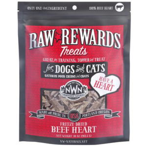Northwest Naturals Freeze-Dried Beef Heart Dog and Cat Treats 3 oz - Mutts & Co.