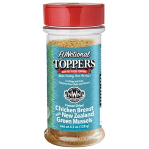 Northwest Naturals Freeze-Dried Chicken with Green Mussels Topper Dog and Cat Food 4.5 oz - Mutts & Co.