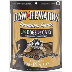 Northwest Naturals Freeze-Dried Turkey Necks Dog and Cat Treats 6 oz - Mutts & Co.