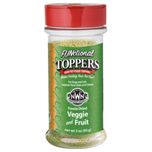 Northwest Naturals Freeze-Dried Veggie & Fruit Topper Dog and Cat Food 3 oz - Mutts & Co.